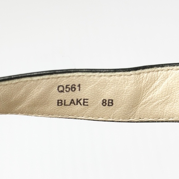 Coach Blake Leather Open Toe Heels (8) - Picture 13 of 16